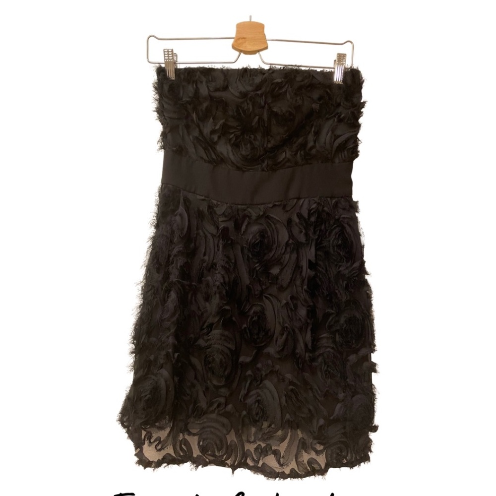 Sandro black couture dress